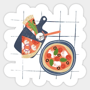 Pizza time want some yummy slice Sticker